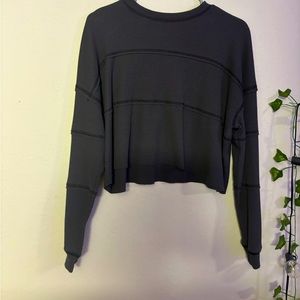 Cropped Grey Long Sleeve Size Medium!
